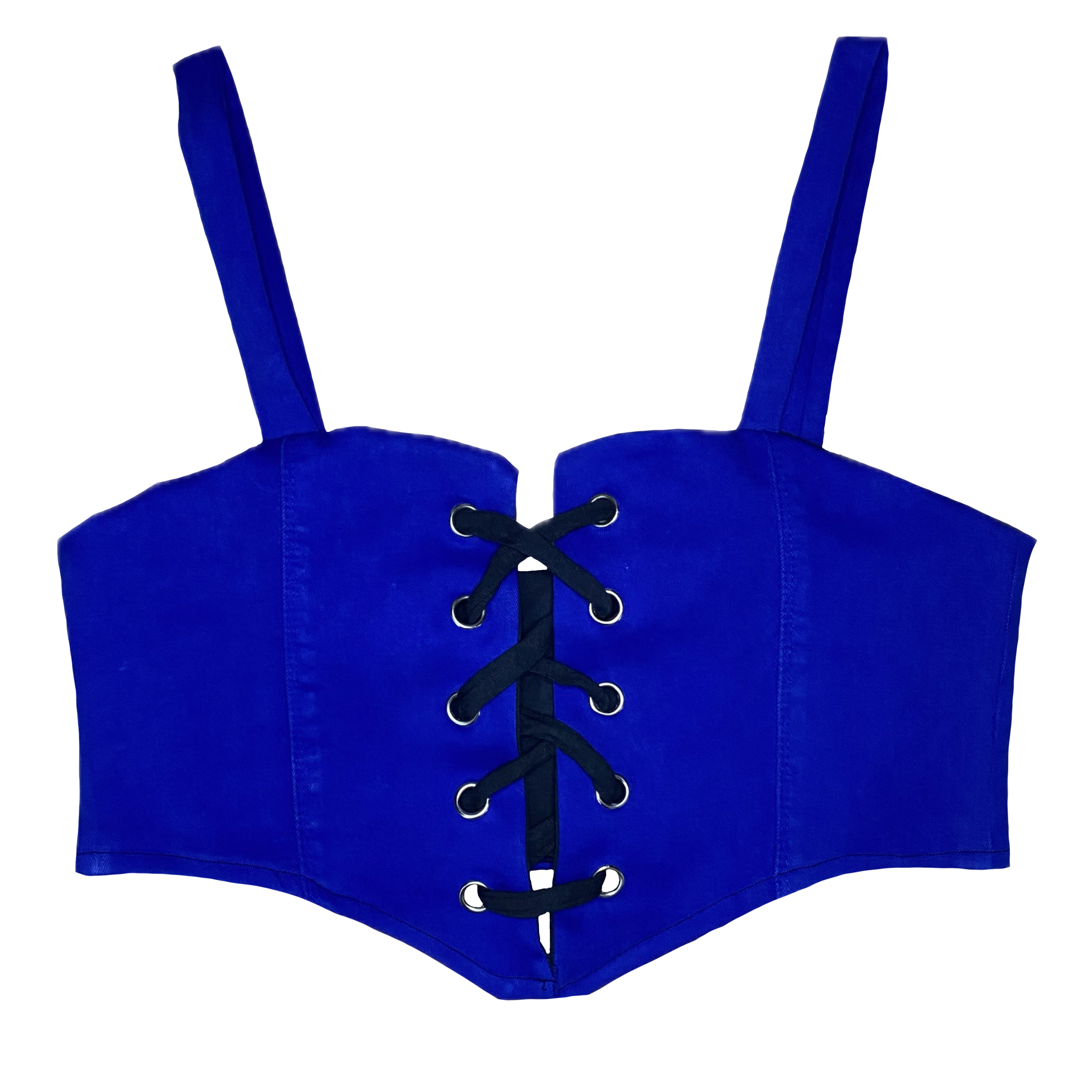 Top Corset “ELECTRIC BLUE”