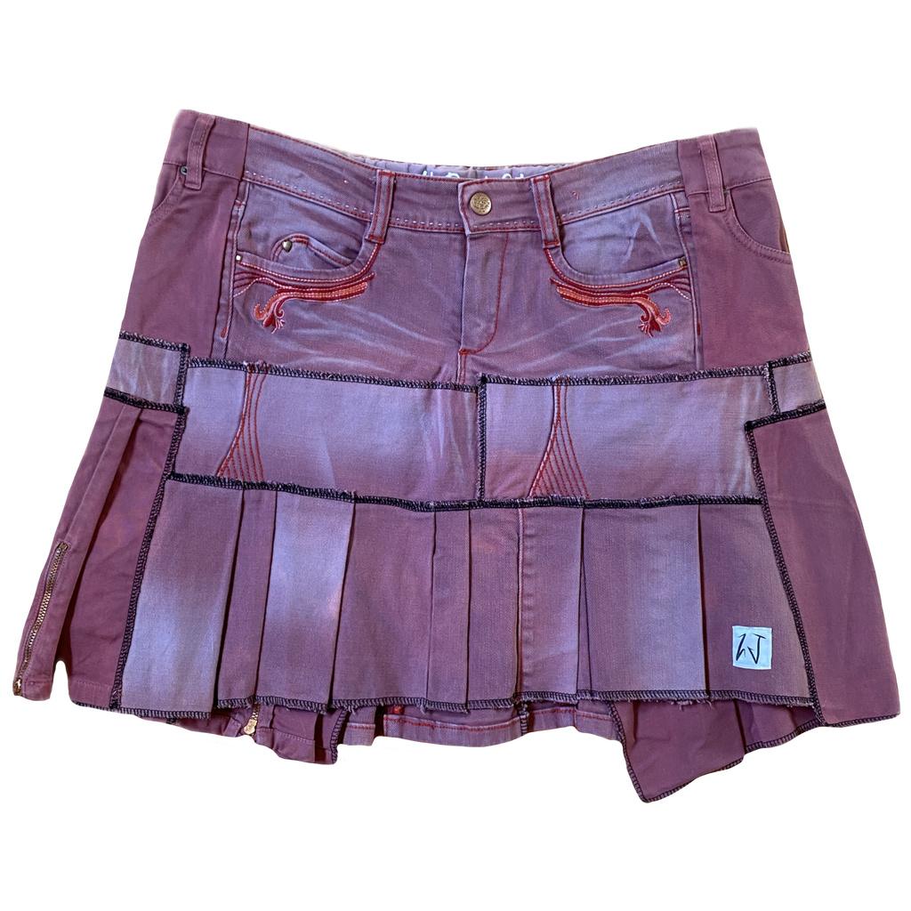 Falda Denim Patchwork