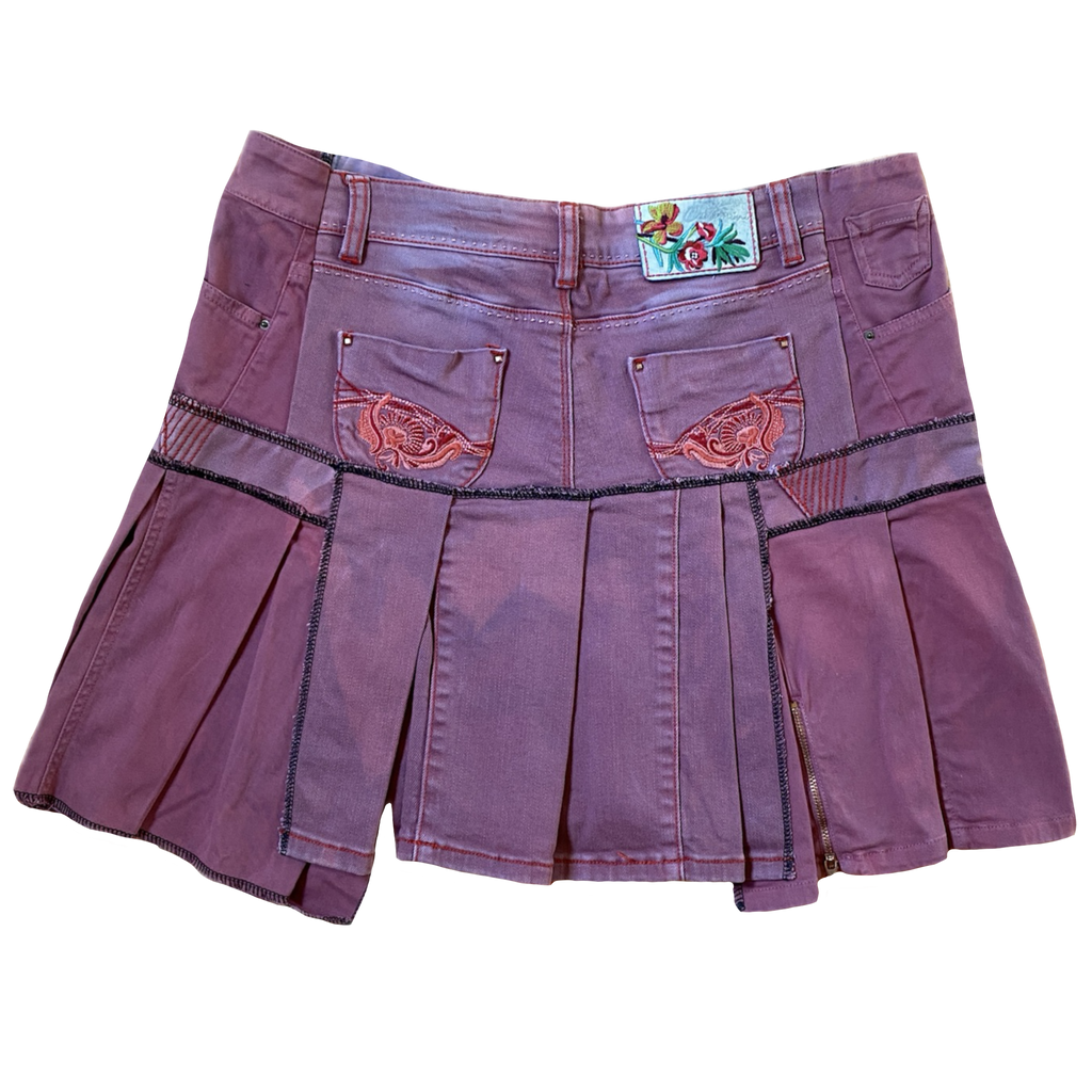 Falda Denim Patchwork