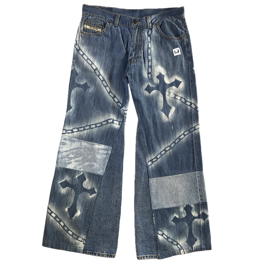 Pantalón Wide Leg Tie Dye