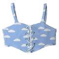 Top Corset “CLOUD PRINT”