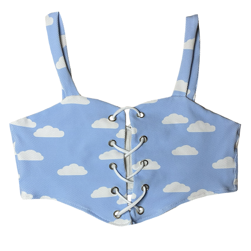 Top Corset “CLOUD PRINT”