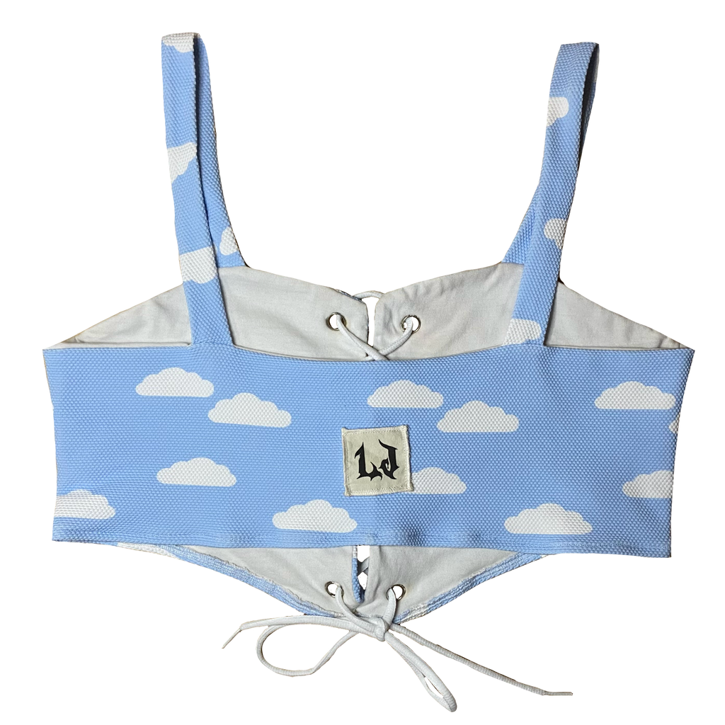 Top Corset “CLOUD PRINT”