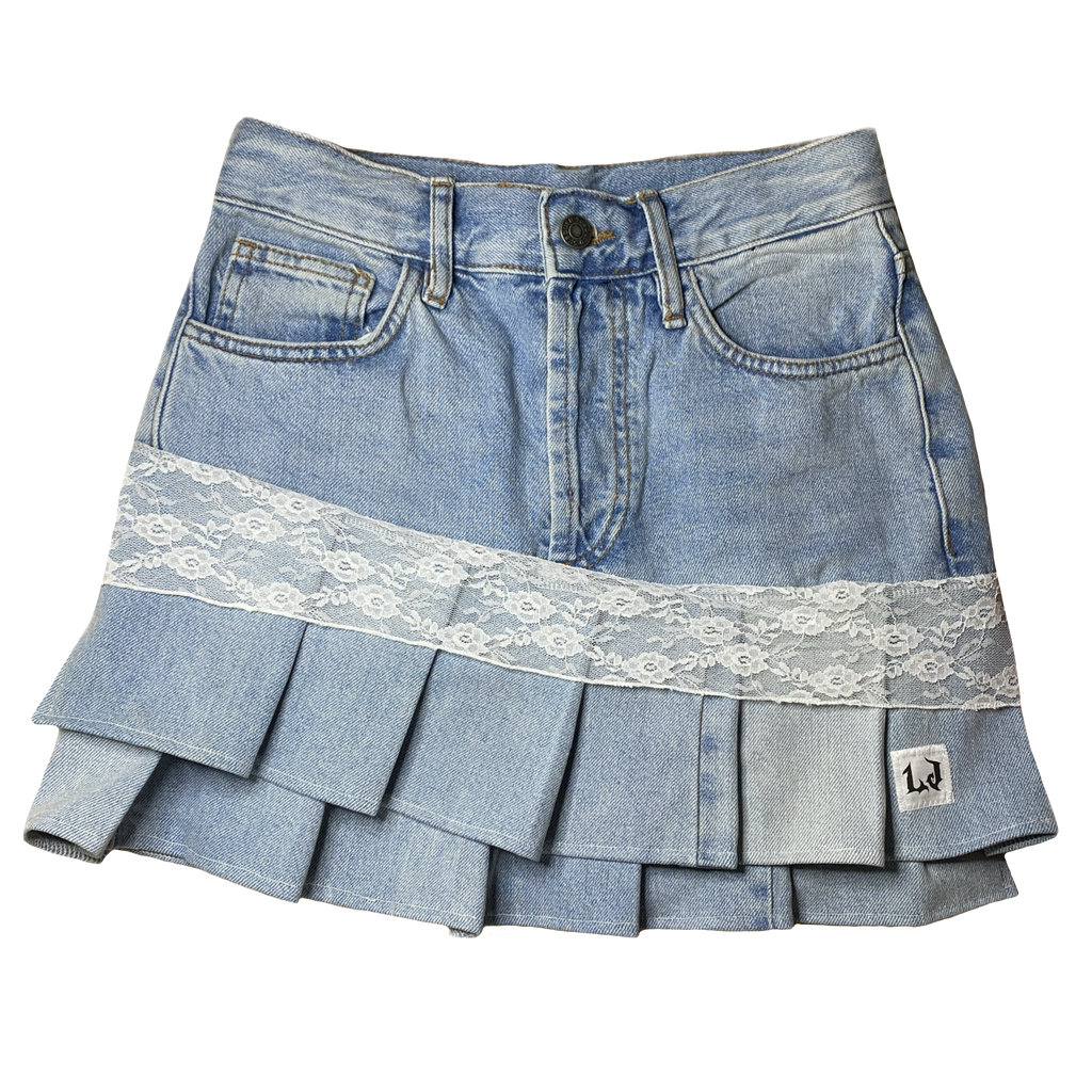 Falda Denim Pintada