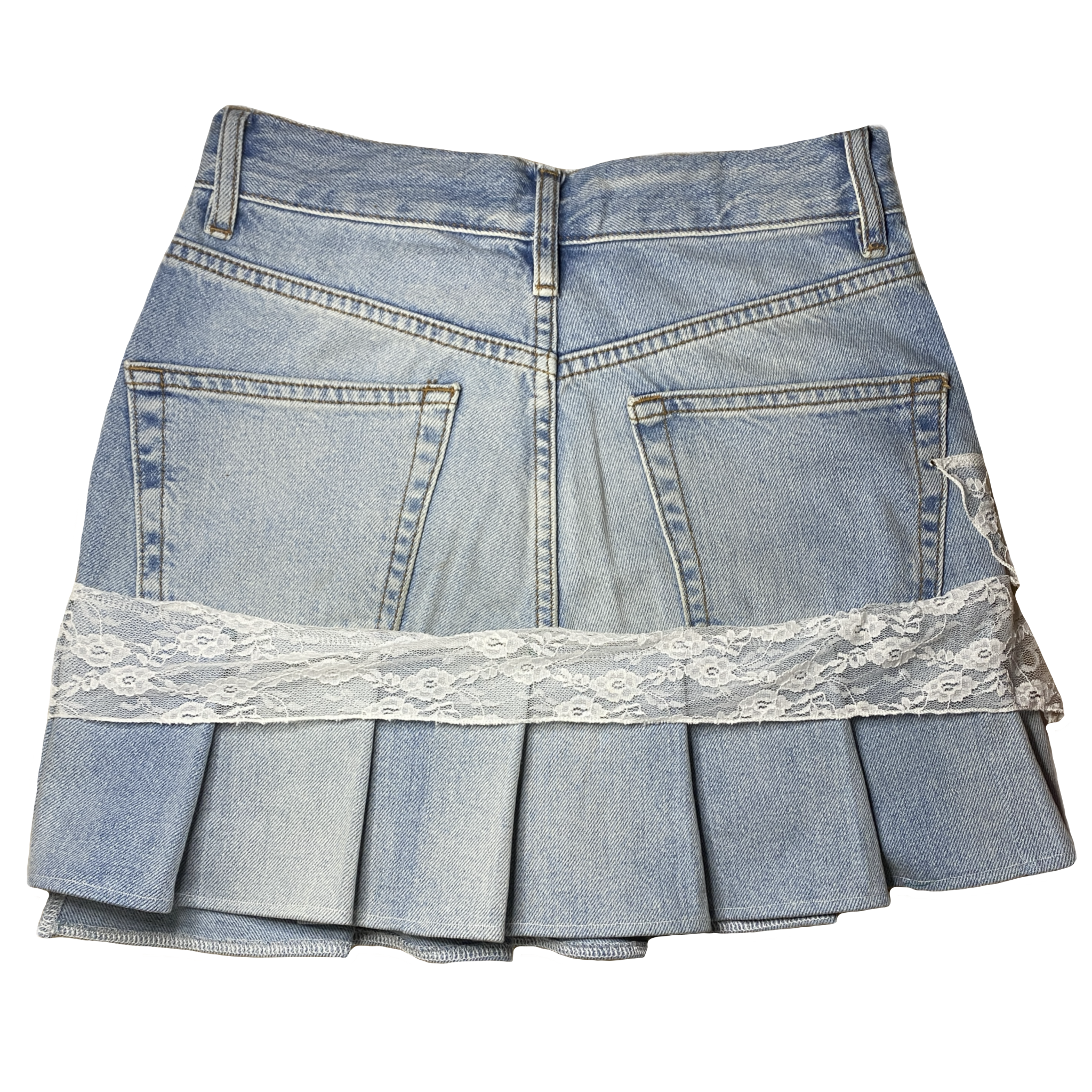 Falda Denim Pintada