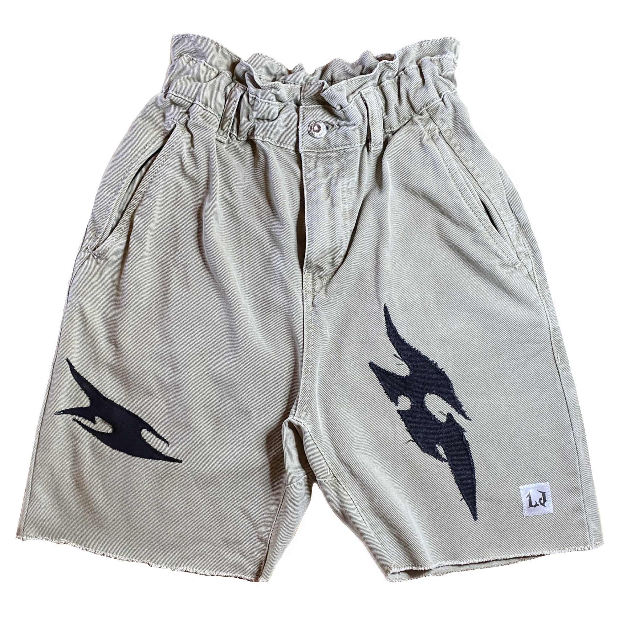 Bermuda Denim Plisada