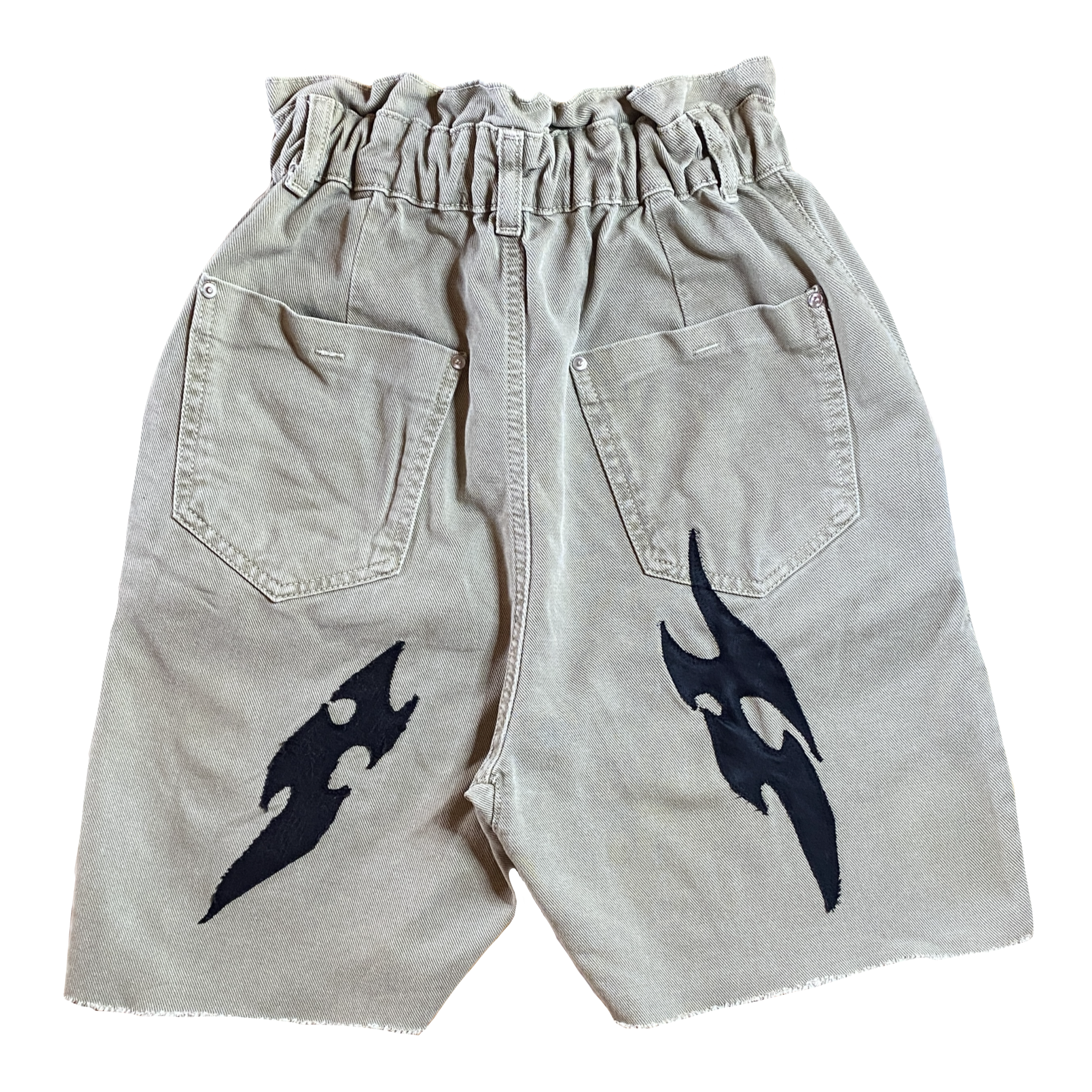 Bermuda Denim Plisada