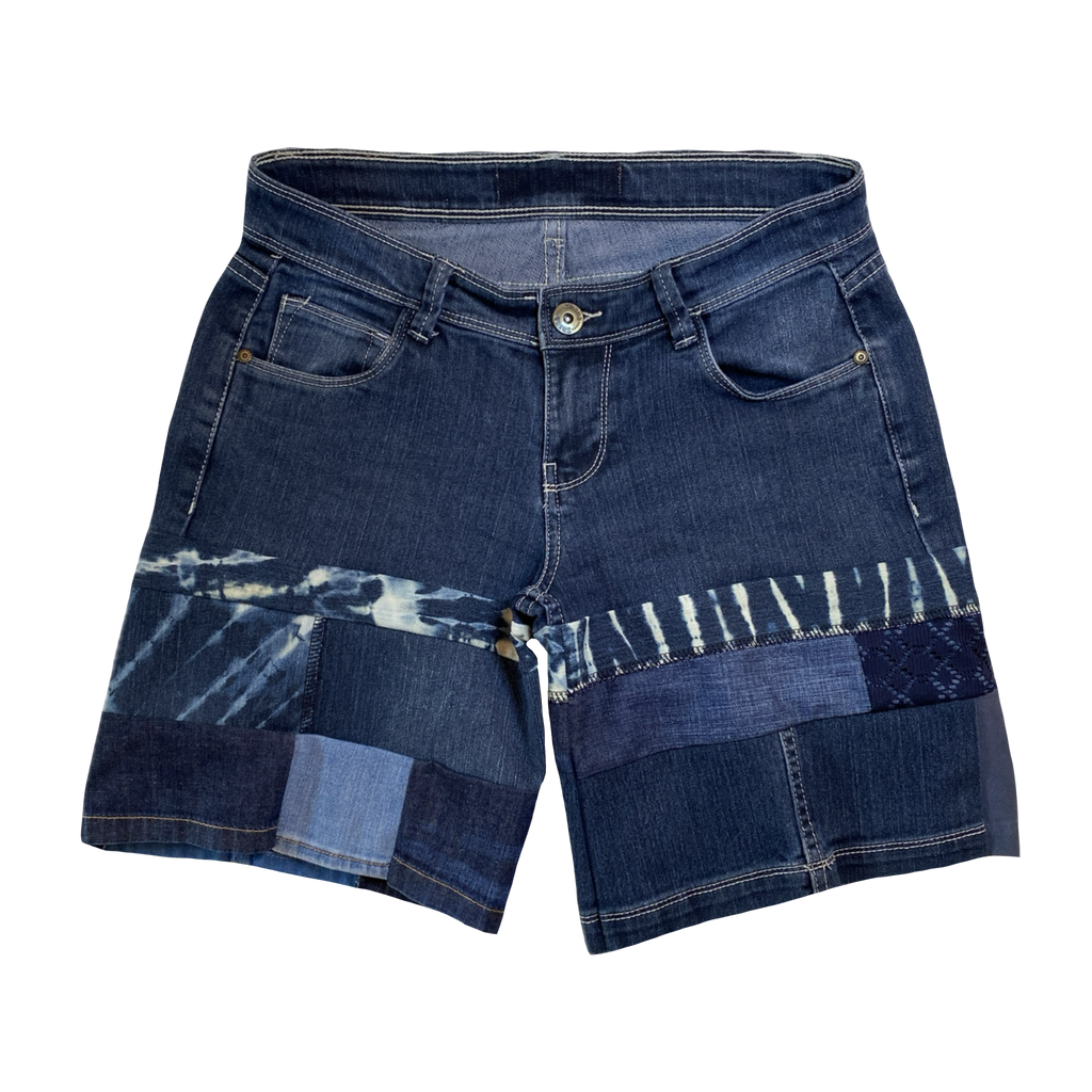 Bermuda Denim Patchwork