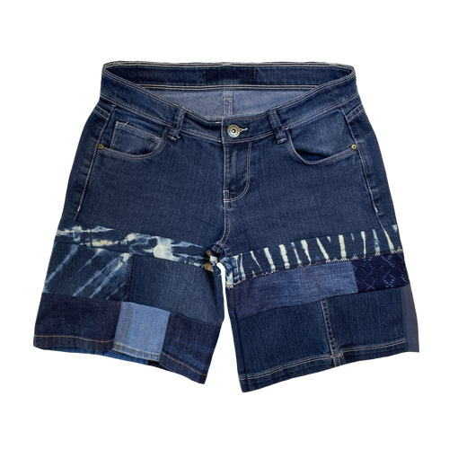 Bermuda Denim Patchwork