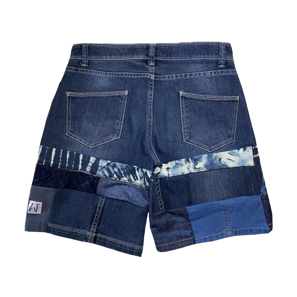 Bermuda Denim Patchwork
