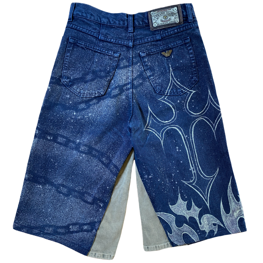 Bermuda Denim Pintada