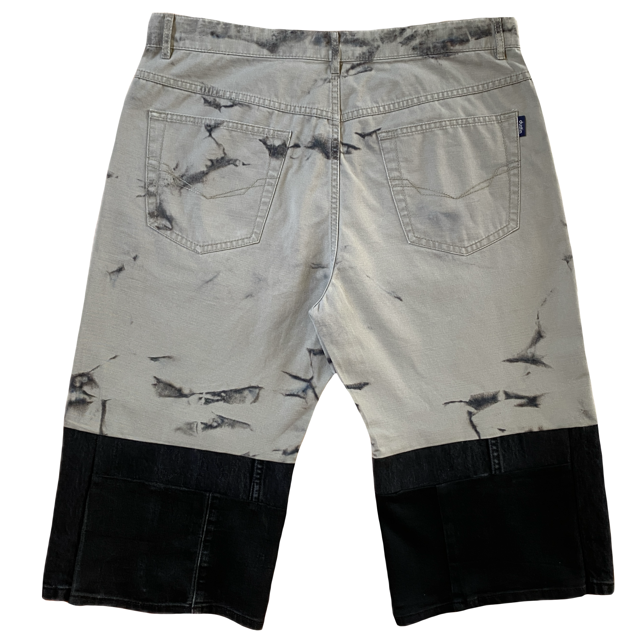 Bermuda Denim Tie Dye Azul