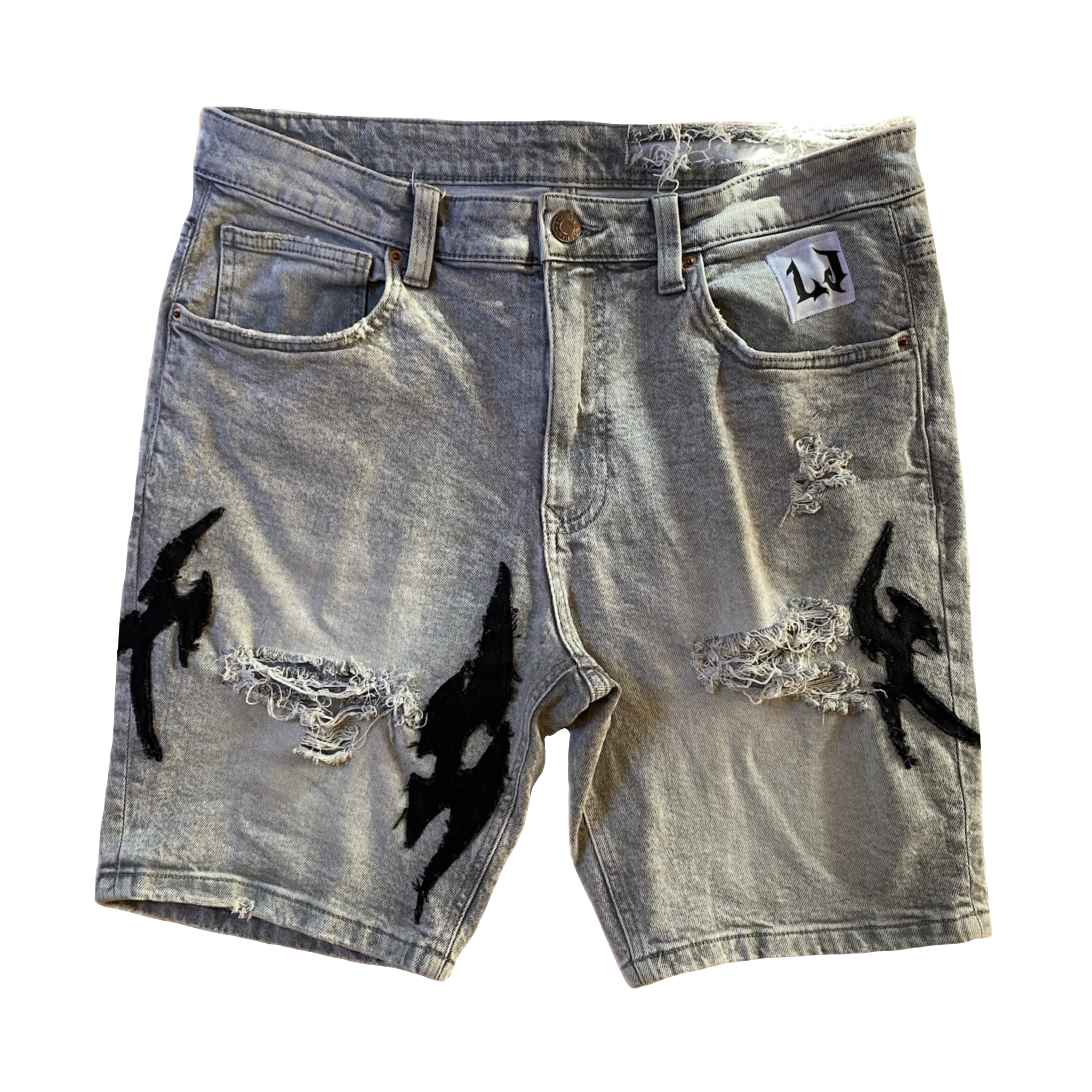 Bermuda Denim Tie Dye Claro