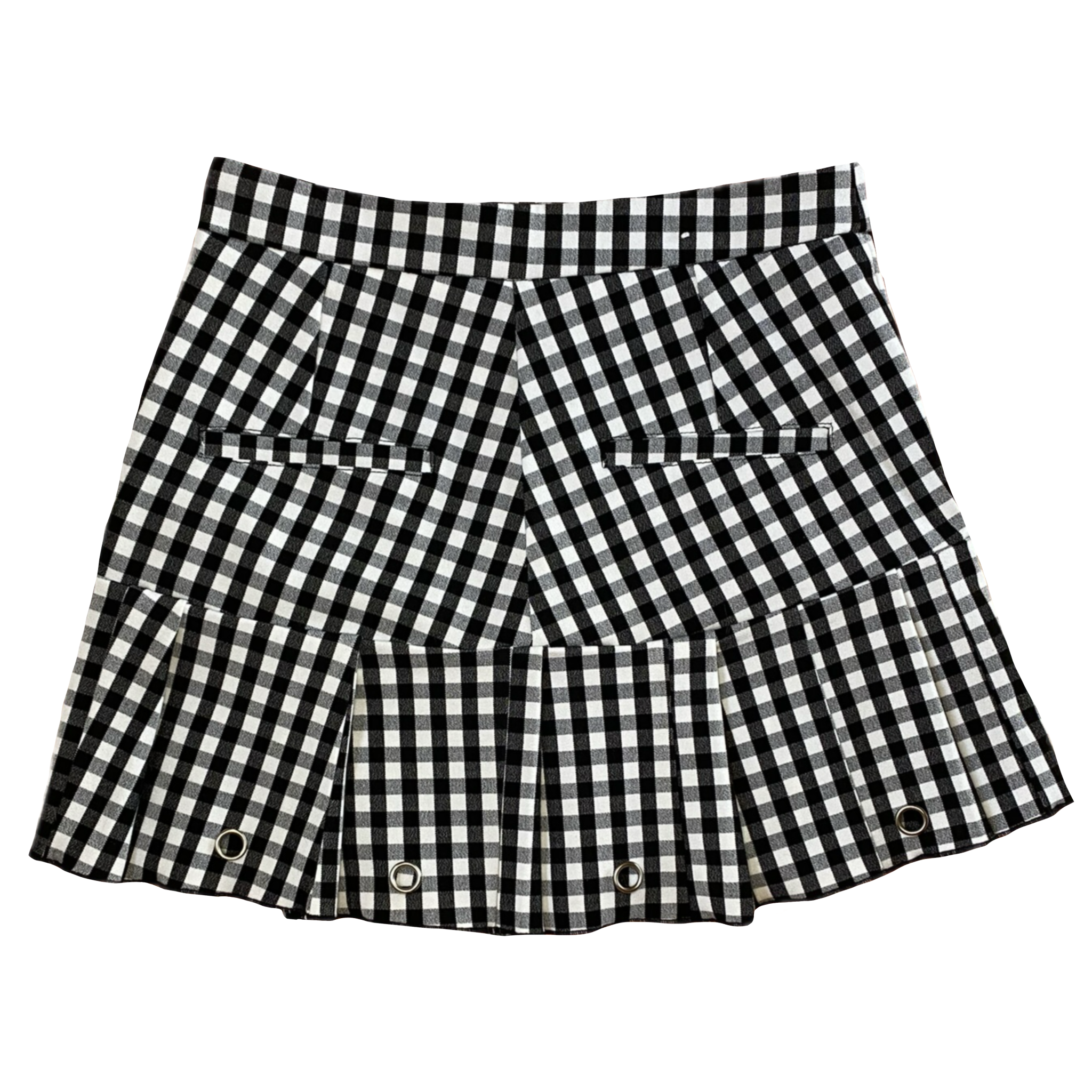 Minifalda Gingham Punk Pleats