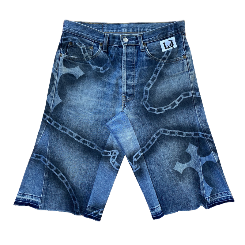 Bermuda Denim Chains WIDE LEG