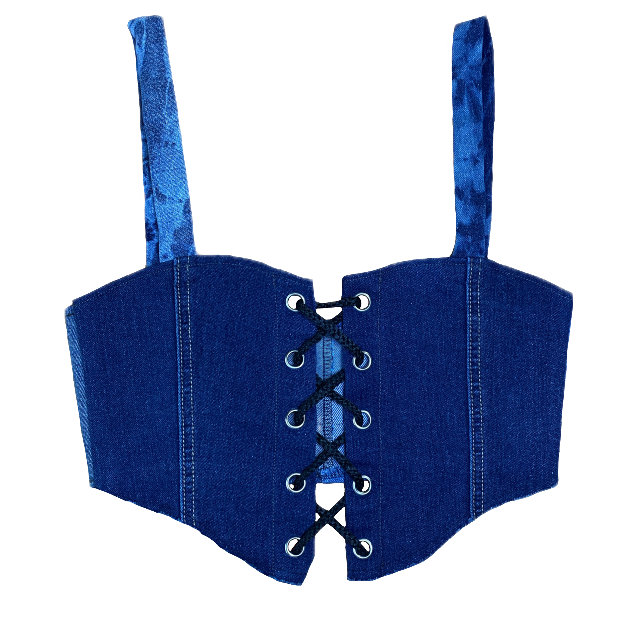 Top Corset DENIM UPCYCLED