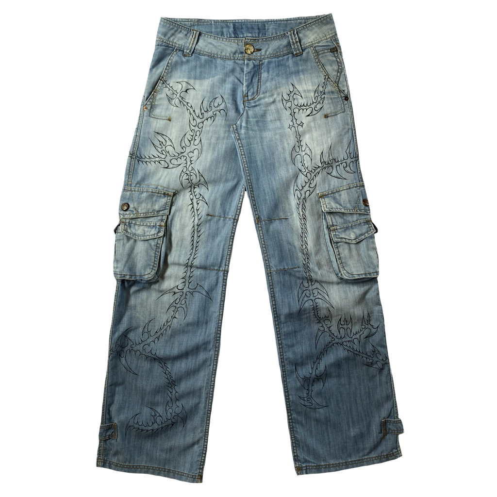 PANTALON THORN CARGO WIDE LEG