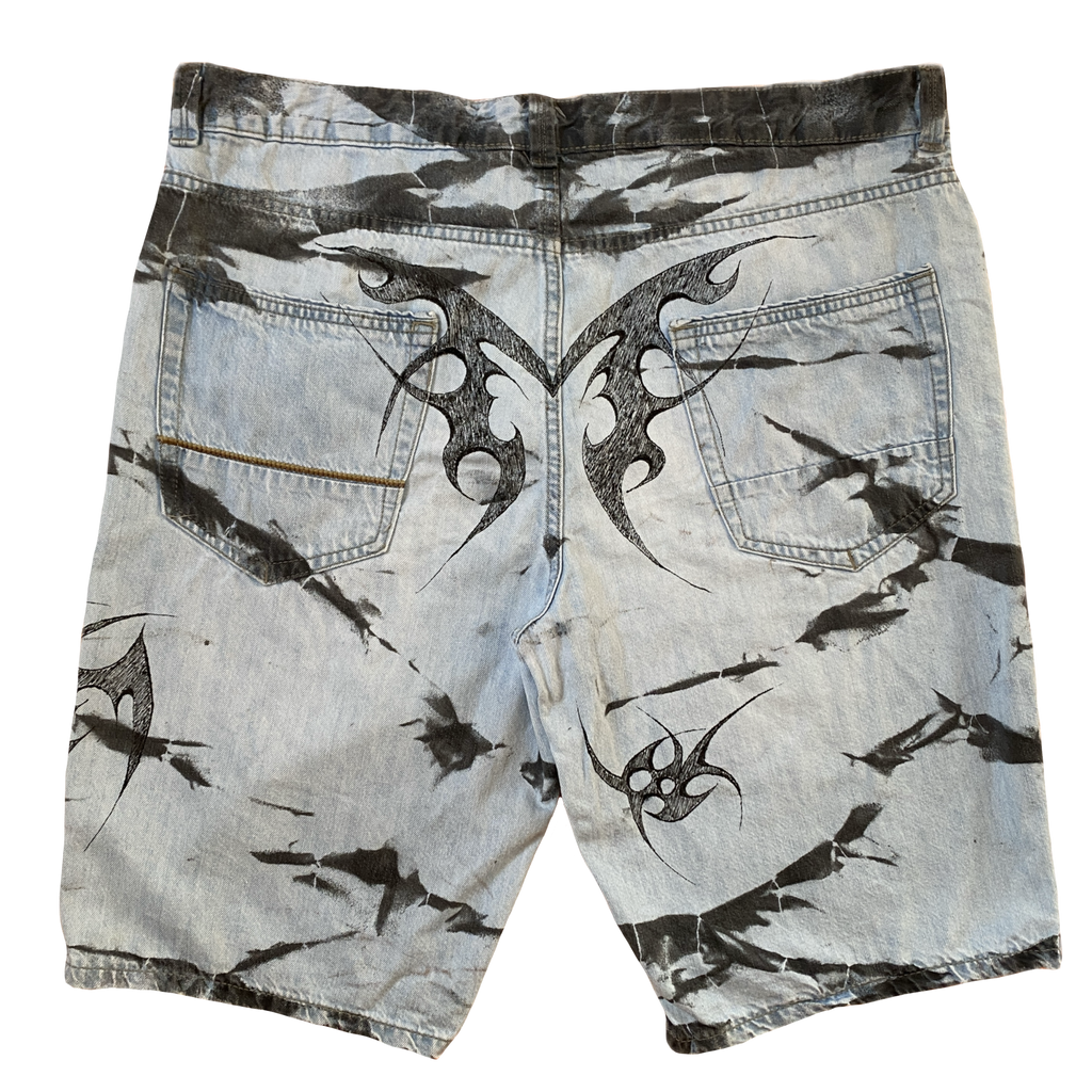 Bermuda Denim Oscura Intervenida