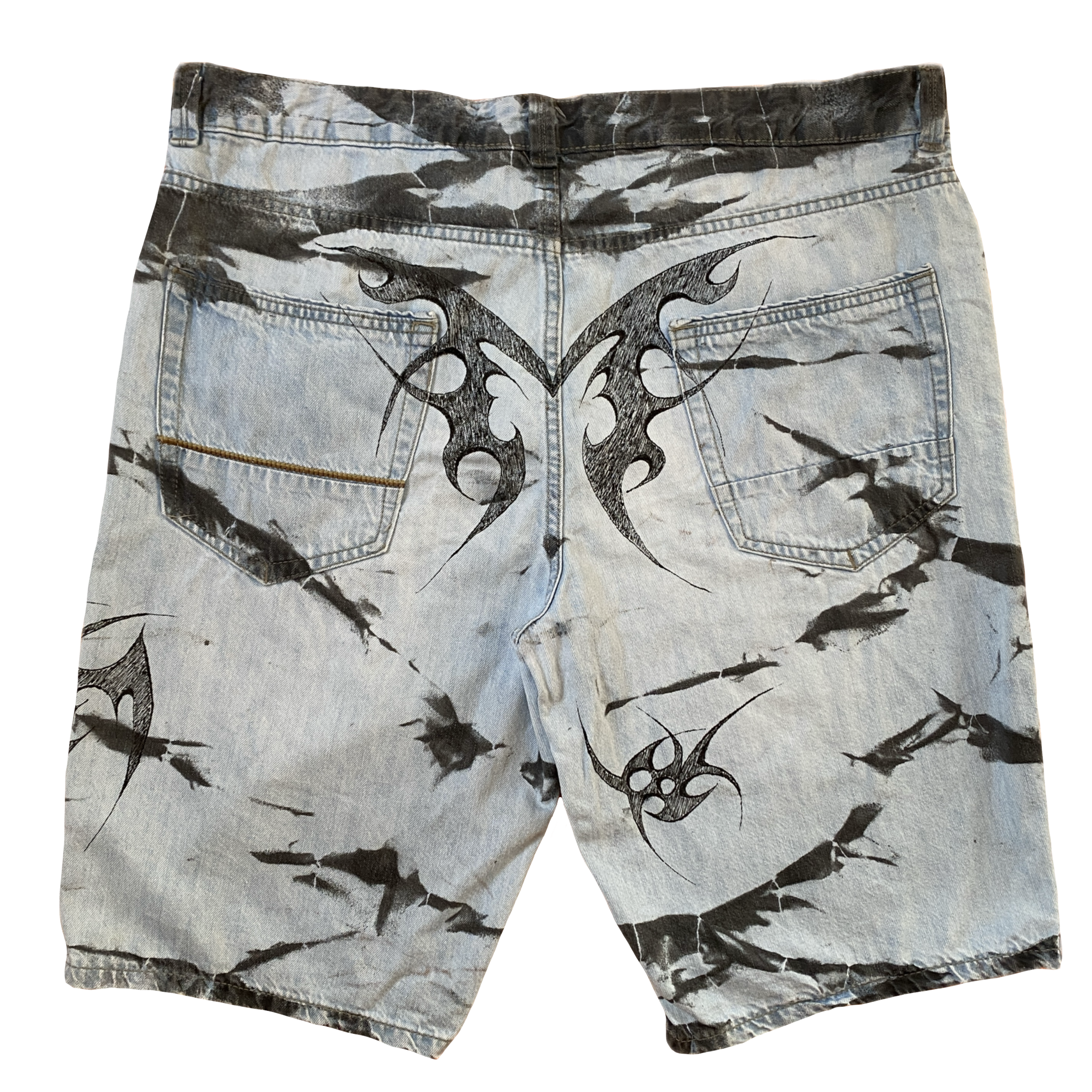 Bermuda Denim Oscura Intervenida