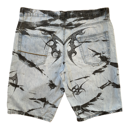 Bermuda Denim Oscura Intervenida