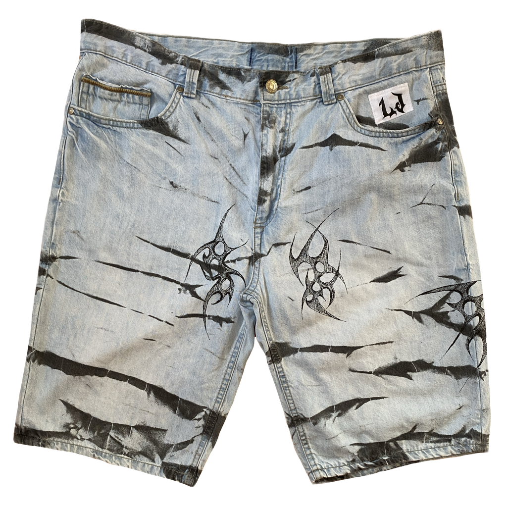 Bermuda Denim Oscura Intervenida