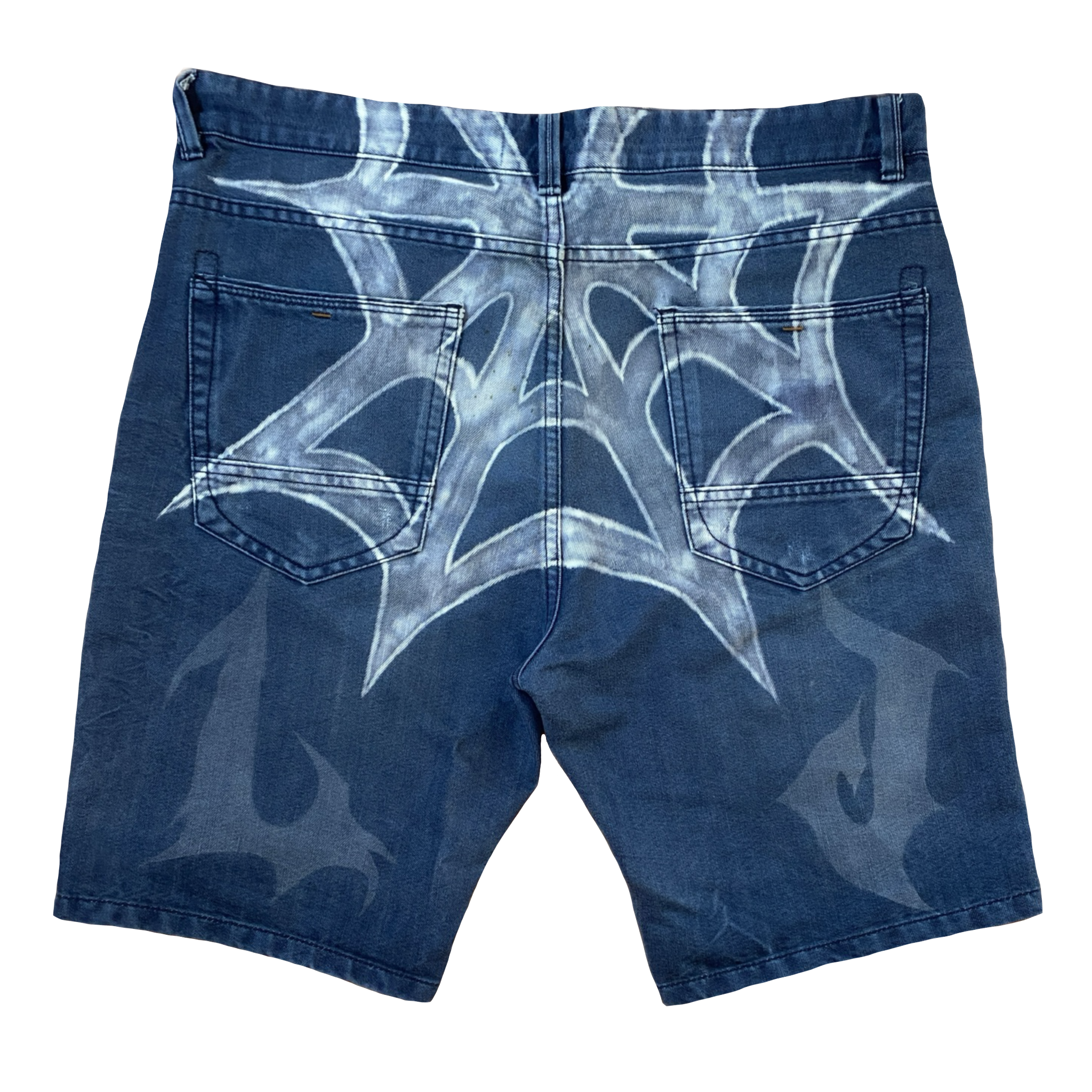 Bermuda Denim Vintage Reconstruida