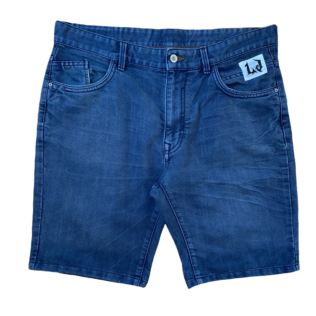 Bermuda Denim Vintage Reconstruida