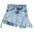 Falda Denim Plisada