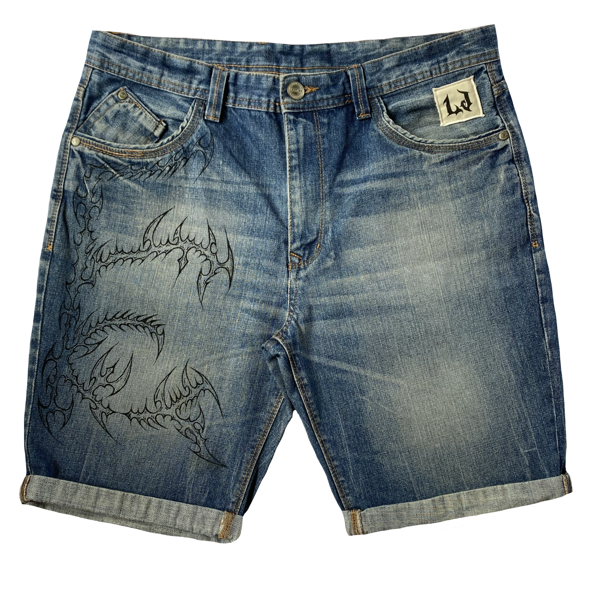 Bermudas DENIM TRIBAL BITE