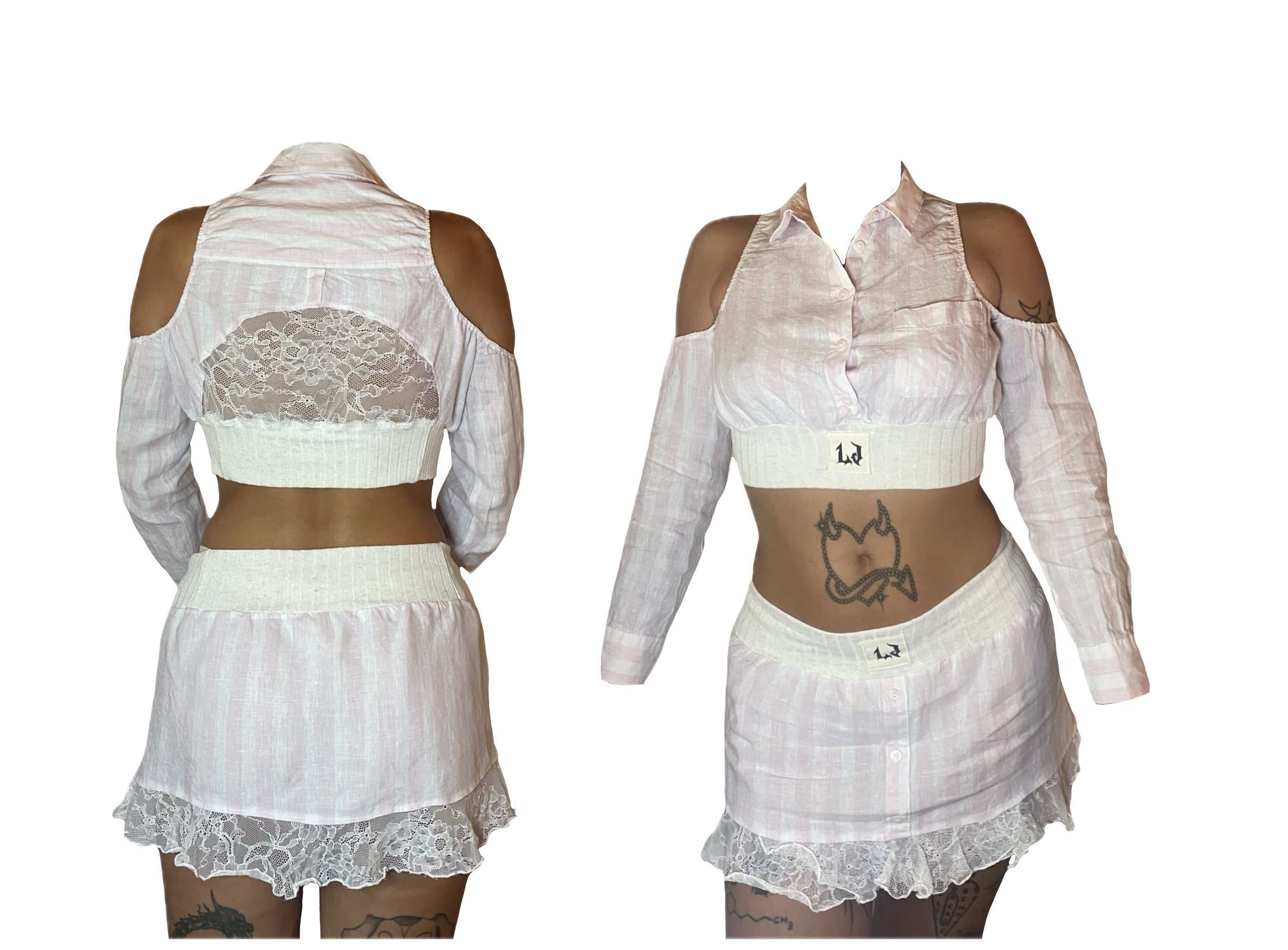 Set Conjunto LADYBOSS “PINK VICHY”