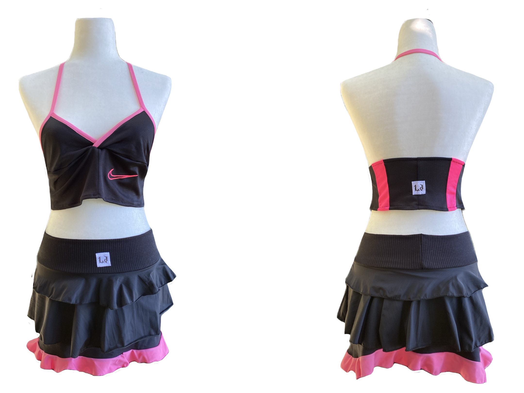 Set Conjunto Sport LJ Rosa / Negro