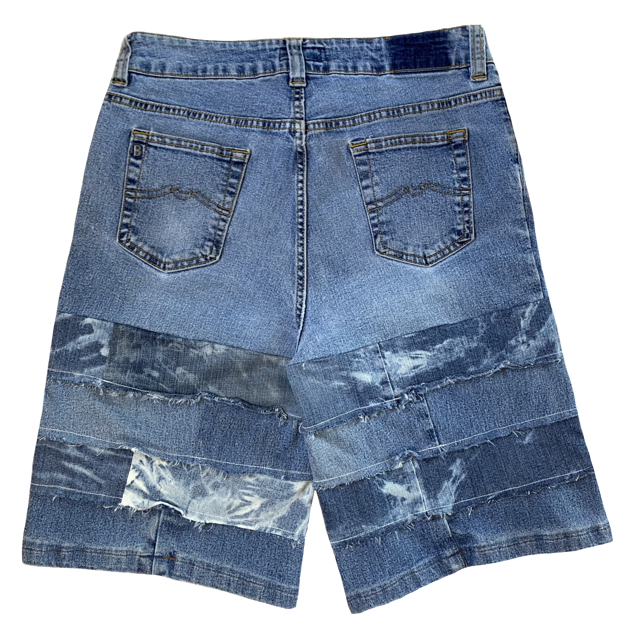 Bermudas ACID WASH MULTI-PANEL 3