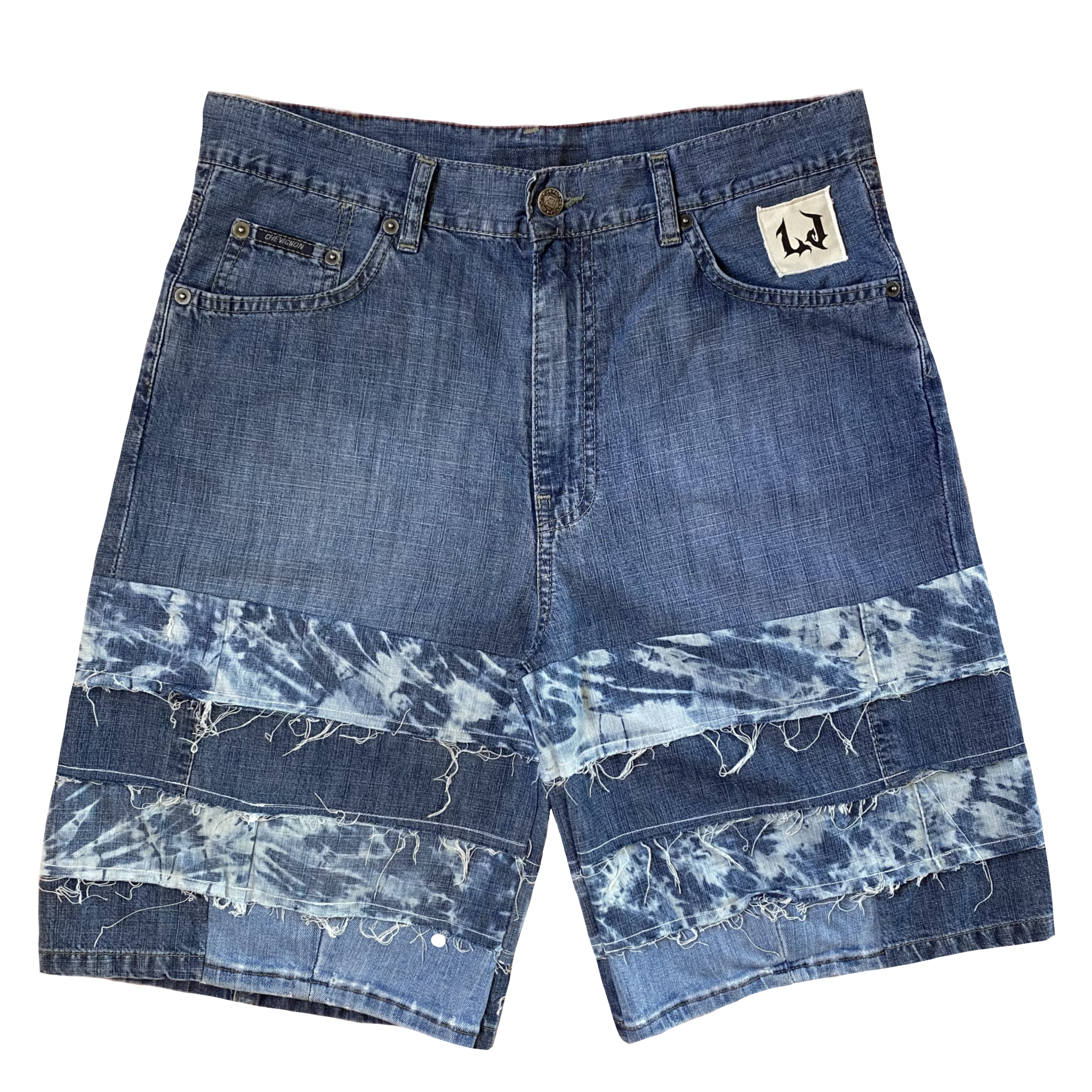 Bermudas ACID WASH MULTI-PANEL 2