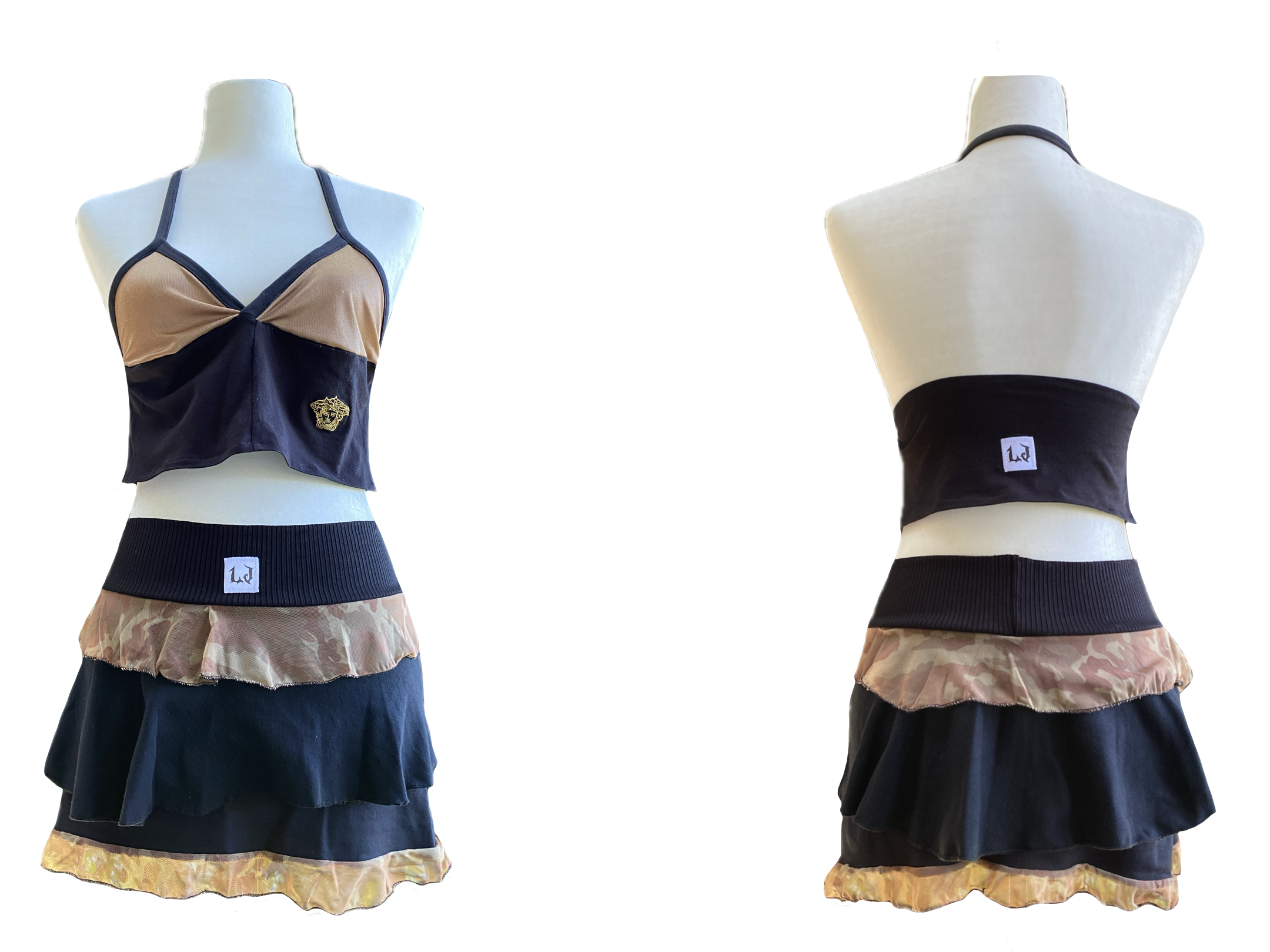 Set Conjunto Sport Negro Versace