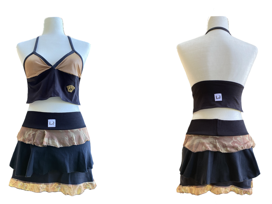 Set Conjunto Sport Negro Versace