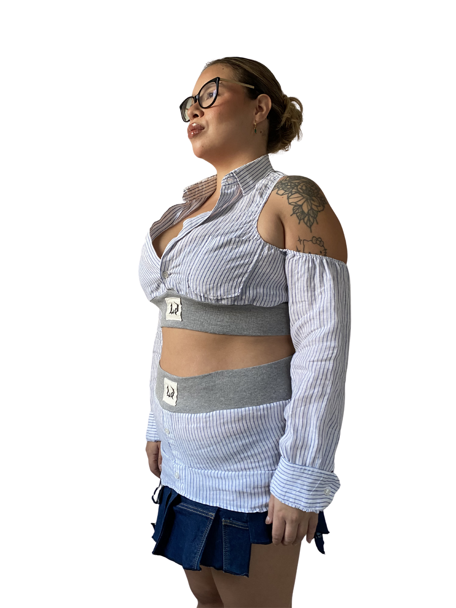 Set Conjunto LADYBOSS “NAVY LINE” - hover